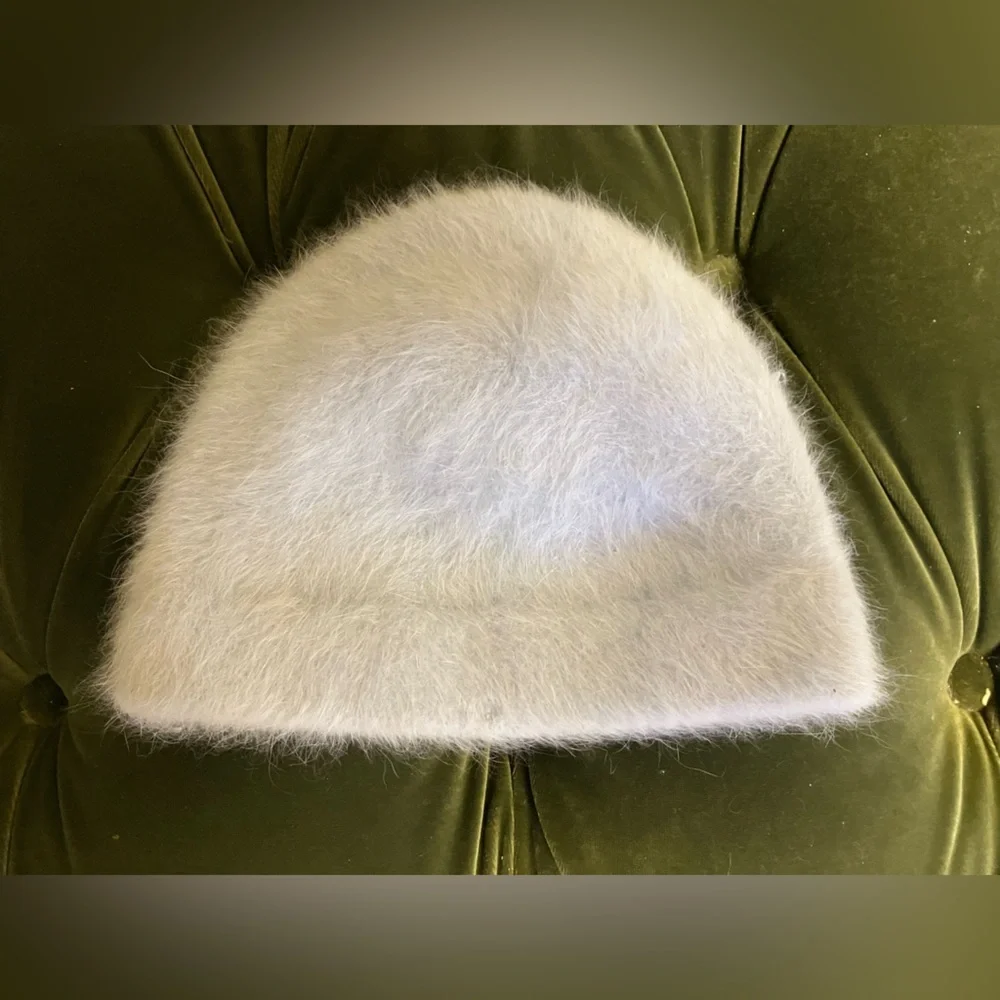 Aldo Angora Fuzzy Soft Sky Blue Hat NWOT